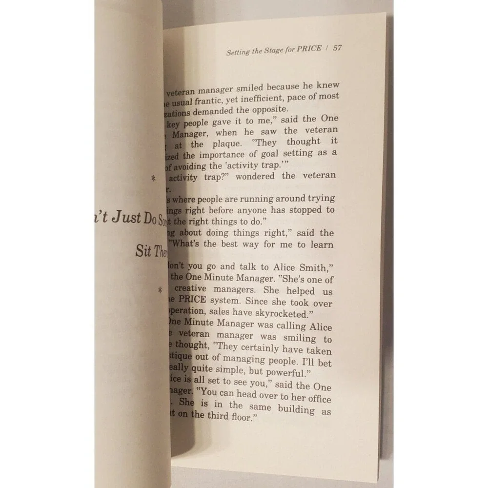 Putting the One Minute Manager to Work 1985 Paperback Book Leadership